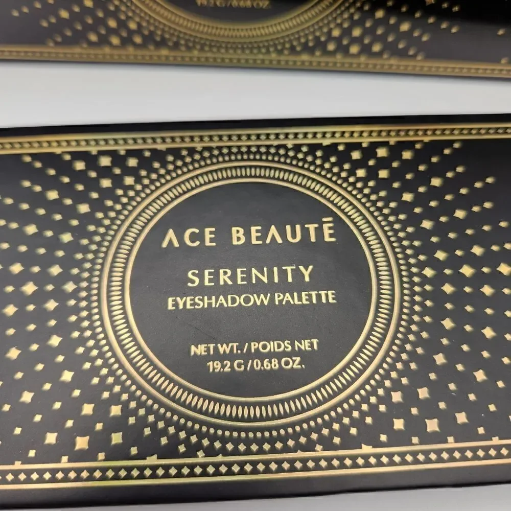 ACE Beaute Serenity Eyeshadow Palette 12 Shades Matte & Shimmers Pressed Powder